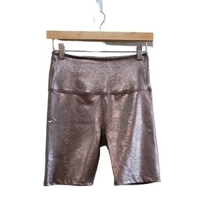 Beyond Yoga Metallic Bike Shorts